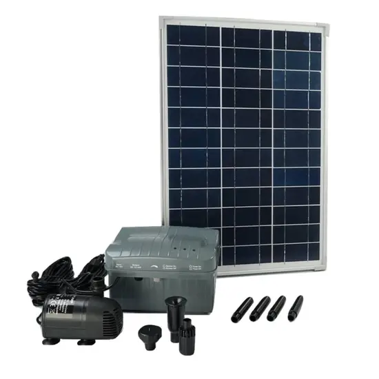 jardin-terroir.com - Ubbink Kit SolarMax 1000 et panneau solaire batterie et pompe 1351182