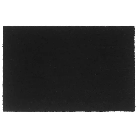 jardin-terroir.com - Tapis de porte noir 65x100 cm fibre de coco touffeté