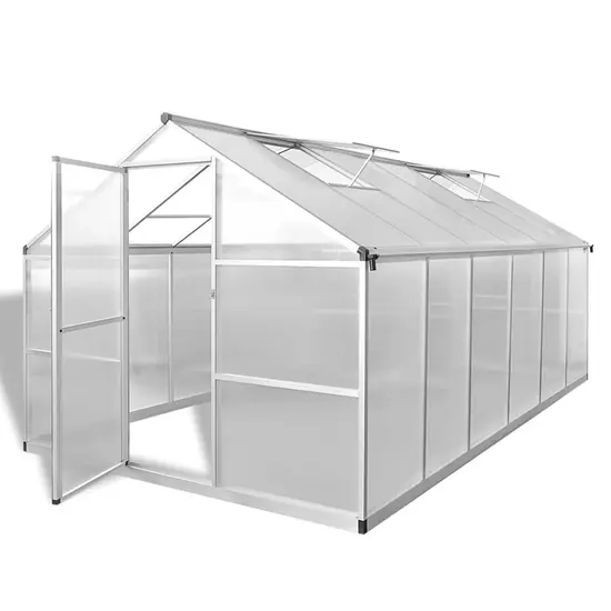 jardin-terroir.com - Serre renforcée en aluminium avec cadre de base 9,025 m²