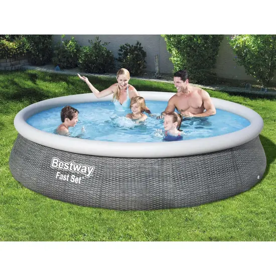 jardin-terroir.com - Bestway Ensemble de piscine gonflable Fast Set avec pompe 396x84 cm
