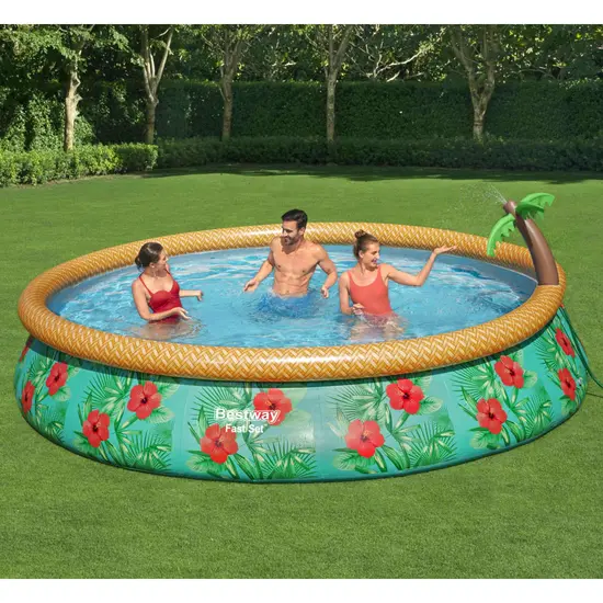 jardin-terroir.com - Bestway Ensemble de piscine gonflable Paradise Palms 457x84 cm