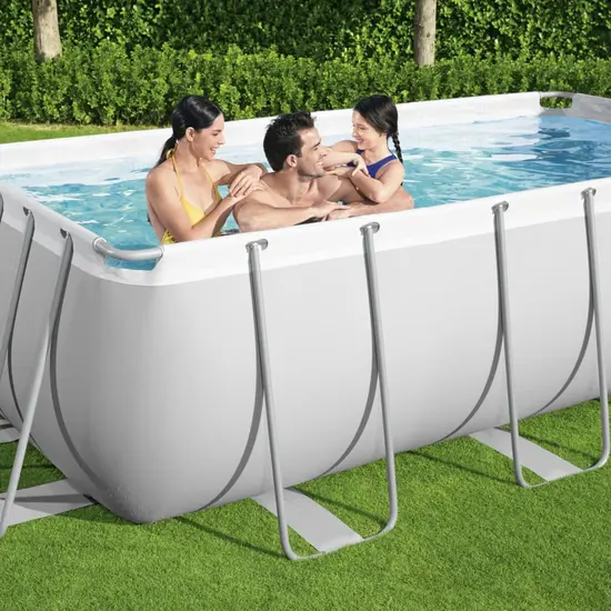jardin-terroir.com - Bestway Ensemble de piscine Power Steel rectangulaire 404x201x100 cm