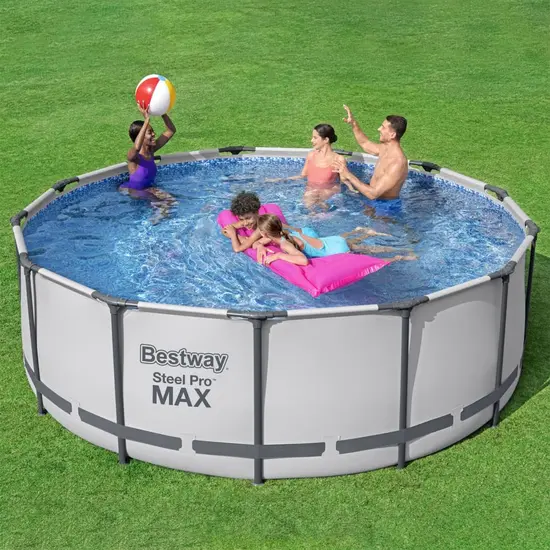 jardin-terroir.com - Bestway Ensemble de piscine ronde Steel Pro MAX 396x122 cm