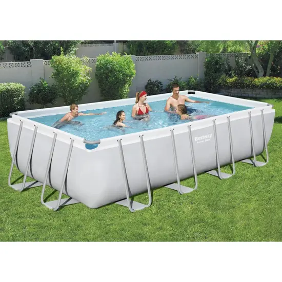 jardin-terroir.com - Bestway Ensemble de piscine rectangulaire Power Steel 549x274x122 cm