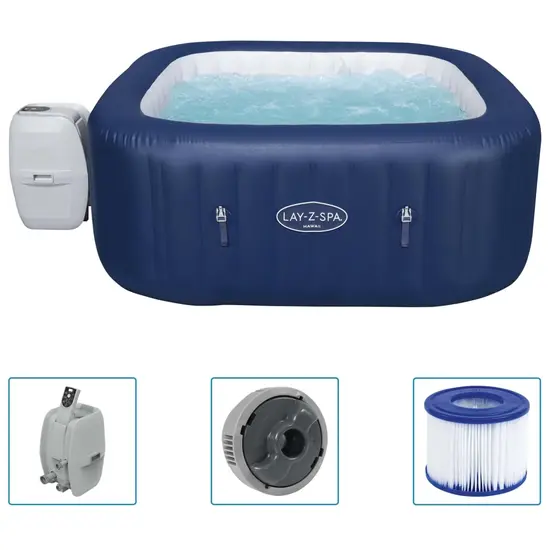 jardin-terroir.com - Bestway Cuve thermale gonflable Lay-Z-Spa Hawaii AirJet
