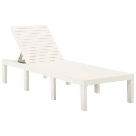 jardin-terroir.com - Chaise longue Plastique Blanc