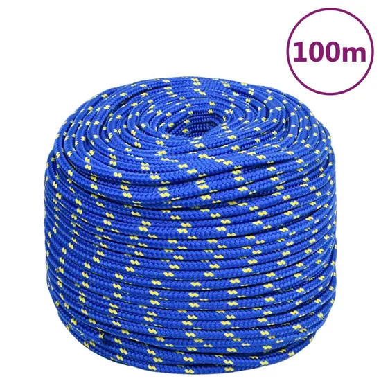 jardin-terroir.com - Corde de bateau Bleu 10 mm 100 m Polypropylène