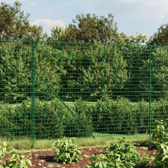 jardin-terroir.com - Clôture en treillis métallique vert 2,2x25 m acier galvanisé