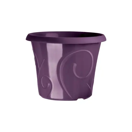 jardin-terroir.com - Pot déco volute - 8.3 litres violet figue